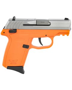 SCCY Industries CPX1TTORG3 CPX-1 Gen3 9mm Luger 10+1 3.10" Orange Polymer w/Picatinny Rail Serrated SS Slide Orange Polymer Grip