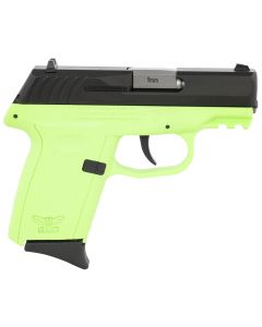 SCCY CPX-2CBLGG39MM 3.110R NS BLK/LIME