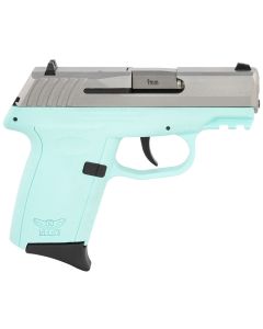 SCCY Industries CPX2TTSBG3 CPX-2 Gen3 9mm Luger Caliber with 3.10" Barrel, 10+1 Capacity, SCCY Blue Finish Picatinny Rail Frame, Serrated Stainless Steel Slide, Polymer Grip &amp; No Manual Thumb Safety