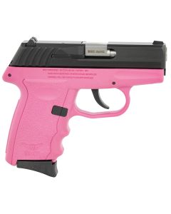 SCCY CPX-3CBPKG3 380 BLK SLIDE PNK GRIP NO SFE 10R