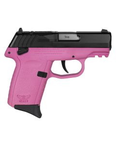 SCCY Industries CPX1CBPKRDRG3 CPX-1 Gen3 RDR 9mm Luger 10+1 3.10" Pink Polymer w/ Picatinny Rail Serrated Black Nitride SS Slide Pink Polymer Grip