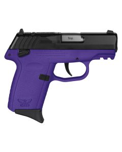 SCCY Industries CPX1CBPURDRG3 CPX-1 Gen3 RDR 9mm Luger 10+1 3.10" Purple Polymer w/Picatinny Rail Serrated Black Nitride SS Slide Purple Polymer Grip