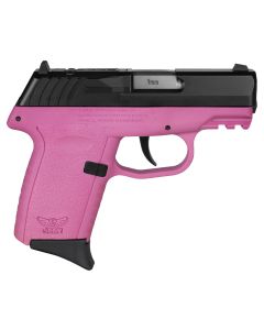 SCCY Industries CPX2CBPKRDRG3 CPX-2 Gen3 RD 9mm Luger 10+1 3.10" Pink Polymer w/ Picatinny Rail Serrated Black Nitride SS Slide Pink Polymer Grip