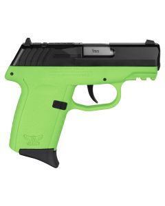 SCCY Industries CPX2CBLGRDRG3 CPX-2 Gen3 RD 9mm Luger 10+1 3.10" Lime Green Polymer w/Picatinny Rail Serrated Black Nitride SS Slide Lime Green Polymer Grip
