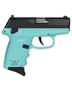 SCCY Industries CPX4CBSBRDRG3 CPX-4 RD 380 ACP 10+1 2.96" SCCY Blue Polymer/Serrated Black Nitride Stainless Steel Slide/Finger Grooved SCCY Blue Polymer Grip