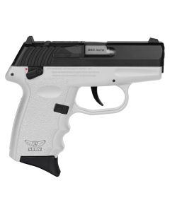 SCCY Industries CPX4CBWTRDRG3 CPX-4 RD 380 ACP 10+1 2.96" White Polymer/Serrated Black Nitride Stainless Steel Slide/Finger Grooved White Polymer Grip