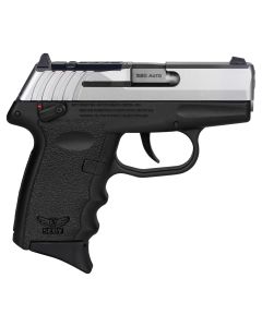 SCCY Industries CPX4TTBKRDRG3 CPX-4 RD 380 ACP 10+1 2.96" Black Polymer/Serrated Stainless Steel Slide/Finger Grooved Black Polymer Grip