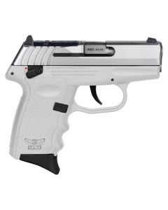 SCCY Industries CPX4TTWTRDRG3 CPX-4 RD 380 ACP 10+1 2.96" White Polymer/Serrated Stainless Steel Slide/Finger Grooved White Polymer Grip