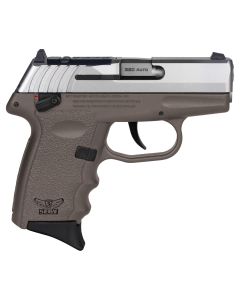 SCCY Industries CPX4TTDERDRG3 CPX-4 RD 380 ACP 10+1 2.96" Flat Dark Earth Polymer/Serrated Stainless Steel Slide/Finger Grooved Flat Dark Earth Polymer Grip