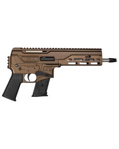 Diamondback DB1614L071 DBX5.7x28mm 20+1 8" Stainless Threaded Barrel, M-LOK Handguard, Midnight Bronze Cerakote Aluminum Picatinny Rail Receiver, Black Magpul K Grip