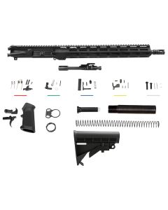 Aim Sports AR5CUB5 Complete Build Kit5.56x45mm NATO 16" Aluminum Black Hard Coat Anodized Receiver for AR-15