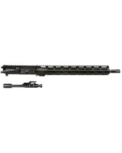 Aim Sports AR5CUB3 Complete Upper Assembly5.56x45mm NATO 16" Black Nitride Barrel 7075-T6 Aluminum Black Hard Coat Anodized Receiver 15" M-LOK Free-Float Handguard for AR-15
