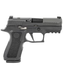 Sig Sauer 320XC9BXR3PR210 P320 XCompact 9mm Luger 10+1 3.60" Carbon Steel Barrel, Black Nitron Optic Ready/Serrated SS Slide, Black Stainless Steel Frame w/Picatinny Rail, Black XCompact Polymer Grips