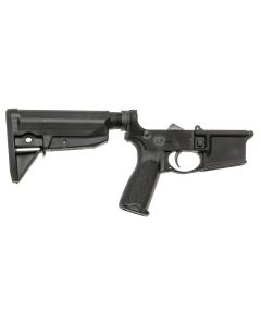 BCM LRGSTKMOD0BLK BCM Lower MOD 0 Multi-Caliber 7075-T6 Aluminum Black Synthetic Pistol Grip &amp; Stock for AR-Platform