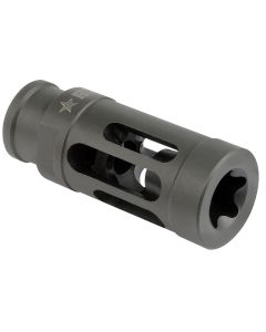 BCM GFCMOD1762 BCMGunfighter Compensator Mod 1 Black Stainless Steel with 5/8"-24 tpi Threads for 7.62mm, 300 Blackout AR-Platform