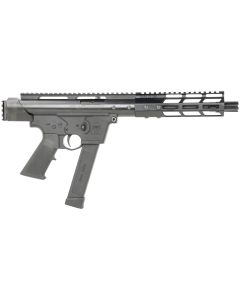 Tactical Superiority SIA-TAC09-085 Tac-99mm Luger 8.50" Black Hard Coat Anodized Rec Picatinny Rail End Cap Black A2 Grip