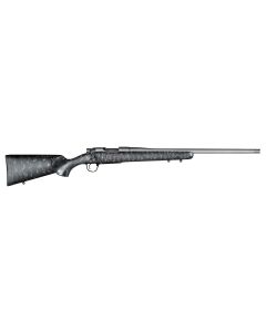 Christensen Arms CA10280H13211 Mesa6.5 Creedmoor 4+1 22" Threaded Barrel, Tungsten Gray Cerakote, Black with Gray Webbing Stock