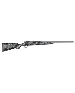 Christensen Arms 8010107200 Mesa FFT 6.5 Creedmoor 4+1 20" Threaded Barrel, Tungsten Gray Cerakote, Black with Gray Webbing Stock