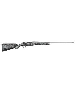 Christensen Arms 8010107800 Mesa FFT 7mm Rem Mag 3+1 22" Threaded Barrel, Tungsten Gray Cerakote, Black with Gray Webbing Stock