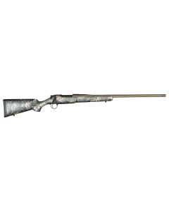 Christensen Arms 8010107900 Mesa FFT 7mm Rem Mag 3+1 22" Threaded Barrel, Burnt Bronze Cerakote, Green with Black/Tan Webbing Stock