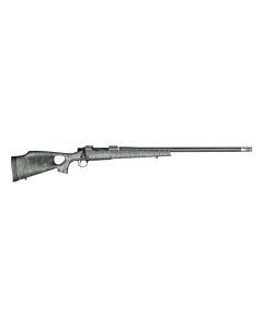 Christensen Arms CA10269315323 Summit TIFull Size 7mm Rem Mag 3+1, 26" Natural Titanium Steel Threaded Barrel, Natural Titanium Aluminum Receiver, Green w/Black/Tan Accents Fixed Thumbhole Stock
