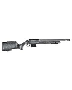 Christensen Arms CA10271H88281 BA Tactical Long Range 6.5 Creedmoor 4+1 16" Carbon Fiber Barrel, Black Nitride Finish, Black with Gray Webbing Stock