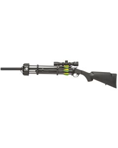 Traditions CRX6220060 Crackshot XBR Package 22 Cal 1rd 16.50" 20" Blued Steel Barrel &amp; Receiver, Black Synthetic Stock, 4x32 Scope, Three Firebolt Arrows