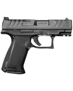 Walther Arms 2849313 PDP F-Series 9mm Luger 15+1 3.50" Black Steel Barrel, Black Optic Ready/Serrated Slide, Black Polymer Frame w/Picatinny Rail, Black Performance Duty Texture Grips, Ambidextrous