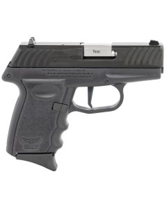 SCCY Industries DVG1CBBKRDR DVG-1Sub-Compact 9mm Luger 10+1 3.10" Black Quadlock Barrel/Black Nitride Serrated Slide/Black Polymer Frame/Black Finger Grooved Polymer Grips Right Hand