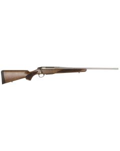 Tikka JRTXA751 T3x Hunter 6.5x55 Swedish 3+1 22.40" Fluted Barrel, Stainless Steel Metal Finish, Oiled Wood Stock