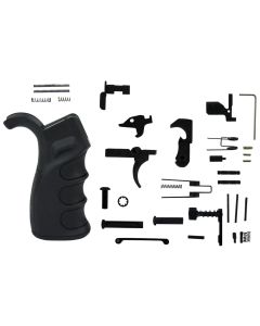 TacFire LPK02USAB Lower Parts KitAR-15 Black PGAR-B Grip Black
