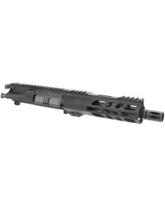 TacFire BU-556-7 Pistol Upper Assembly5.56x45mm NATO Caliber with 7" Black Nitride Barrel, Black Anodized 7075-T6 Aluminum Receiver &amp; M-LOK Handguard for AR-Platform Includes Bolt Carrier Group