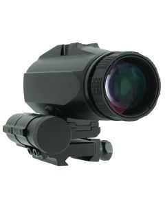 TacFire RDX3MB Flip to Side 3X Red Dot MagnifierBlack Anodized 3x 30 mm