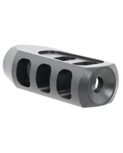 TacFireTanker Muzzle BrakeBlack Oxide Steel with 5/8"-24 tpi Threads 2.76" OAL 1.37" Diameter for 308 Win