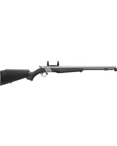 CVA PR2117SM Wolf V2 50 Cal 209 Primer 24" Matte Stainless Steel Barrel, DuraSight Rail Receiver, Black Fixed Synthetic Stock