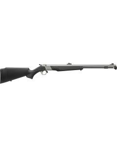 CVA PR2117SNW Wolf V2 Northwest 50 Cal Musket Cap 24" Matte Stainless Barrel/Rec, Black Synthetic Furniture, Fiber Optic Sights