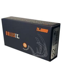 Texas Ammo Inc RTXA22C80ELDM BallisTX22Creedmoor 80gr Extremely Low Drag Match 20 Per Box/25 Case