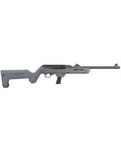 Ruger 19130 PC Carbine9mm Luger 17+1 16.10" Threaded/Fluted Barrel, Type III Hard Coat Anodized Aluminum Alloy Receiver, Stealth Gray Magpul PC Backpacker Stock, Optics Ready