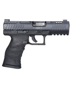 Walther Arms 5220302 WMP Optic Ready 22 WMR 10+1 4.50" Stainless Steel Barrel, Black Optic Ready/Serrated Slide, Black Polymer Frame w/Picatinny Rail, Black Polymer Grip, Right Hand