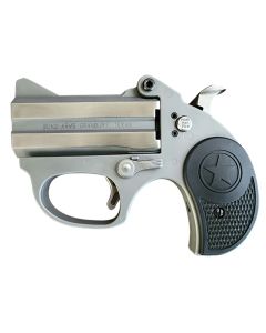 Bond Arms BASRS Stinger380 ACP 2rd 2.5" Matte Stainless Barrel, Anodized Frame, Blade Front/Fixed Rear Sights, Black Rubber Grip, Manual Safety