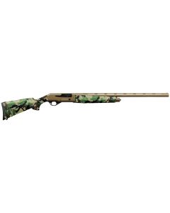 Charles Daly 930328 60112 Gauge 4+1 3" 28" Vent Rib Barrel, Flat Dark Earth Finish Aluminum Receiver, Woodland Camo Synthetic Stock, Includes 3 Choke Tubes