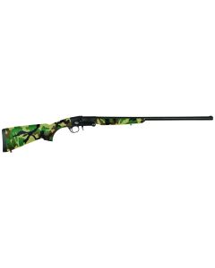 Charles Daly 930336 101Full Size 410 Gauge Break Open 3" 1rd 26" Blued Steel Barrel &amp; Receiver, Fixed Woodland Camo Synthetic Stock