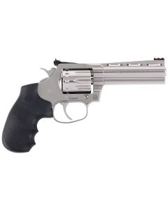 Colt Mfg KCOBRA22-SP4RFO King Cobra Target 22 LR 10 Shot, 4.25" Stainless Steel Barrel, Cylinder &amp; Frame, Black Hogue Overmolded Grips