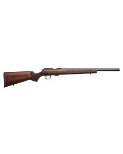 CZ-USA 02392 CZ 457 Varmint Full Size 22 LR 5+1 20.50" Black Nitride Heavy Barrel Black Nitride Steel Receiver Turkish Walnut Fixed Varmint-Style Stock Left Hand
