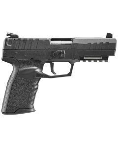 FN 66101276 Five-seveN MRD 5.7x28mm 10+1 4.80" Black Steel Barrel, Black Optic Ready/Serrated Steel Slide &amp; Polymer Frame w/Picatinny Rail, Black Textured Polymer Grip, Ambidextrous
