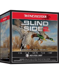 Winchester Ammo XBS12L2 Blind Side 212Gauge 3.50" 1 5/8oz 2Shot 25 Per Box/10 Case