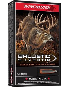 Winchester Ammo SBST65P Ballistic Silvertip6.5PRC 140gr Bonded Rapid Expansion PHP 20 Per Box/10 Case