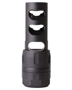 Nosler 97200 Muzzle Brake Muzzle Brake Black 5/8" 24 tpi Threads for 243 Cal