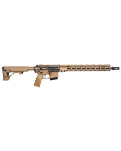 Geissele Automatics 08374S GFR Maritime RECCE 6mm ARC 16", Desert Dirt Rec/Handgaurd, Black Furniture, Magpul PRS Lite Stock, OEM Polymer Grip, Flash Hider, 15" M-LOK Handgaurd, Ambi Safety