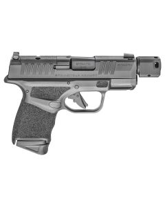 Springfield Armory HC9389BTOSP Hellcat Micro-Compact RDP 9mm Luger 13+1/11+1 3.80" Threaded/Compensated Barrel, Black Polymer Frame w/Picatinny Acc. Rail &amp; Adaptive Grip Texture, Optic Ready Slide